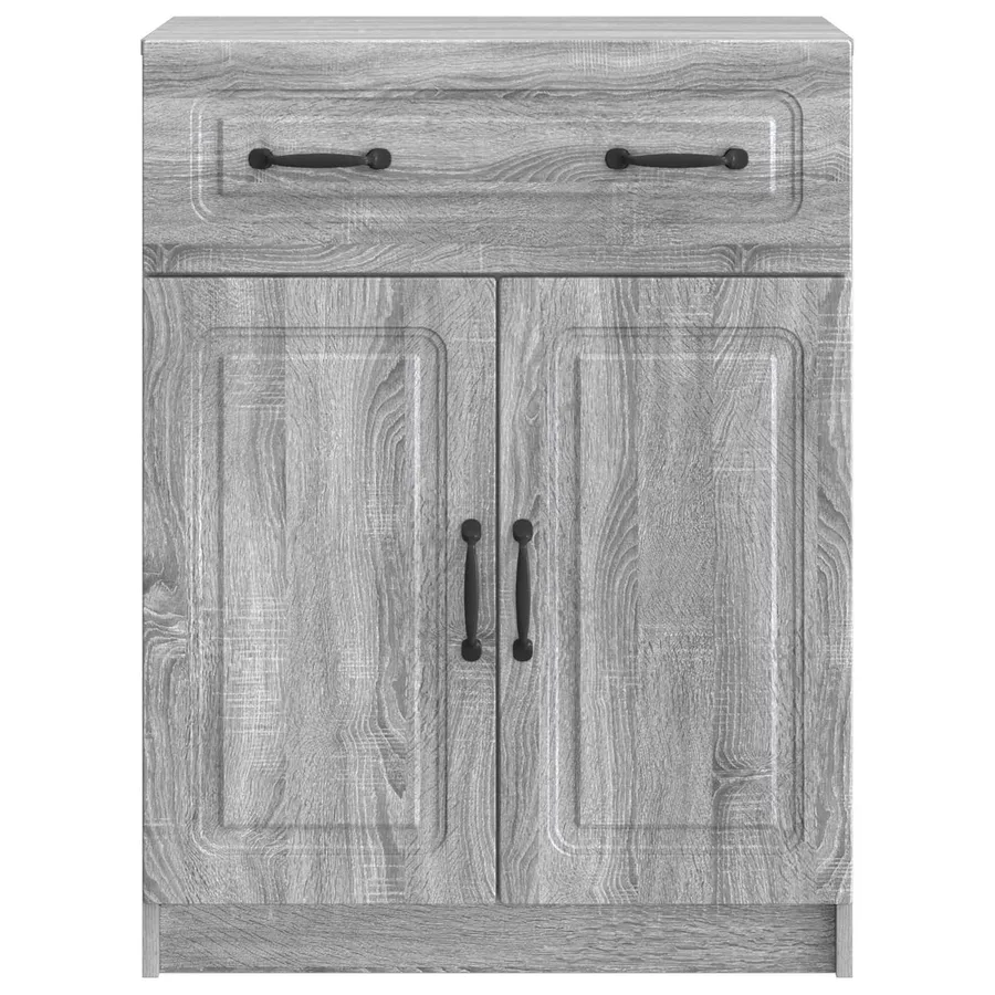 Buffet Sonoma gris 66 x 34,5 x 87 cm Bois d'ingénierie - 6