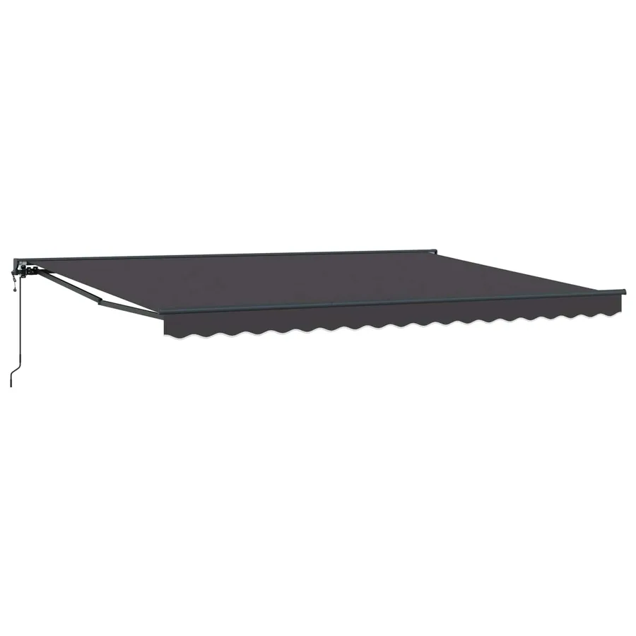 Auvent rétractable électrique Anthracite 4 × 3,5 m - 2