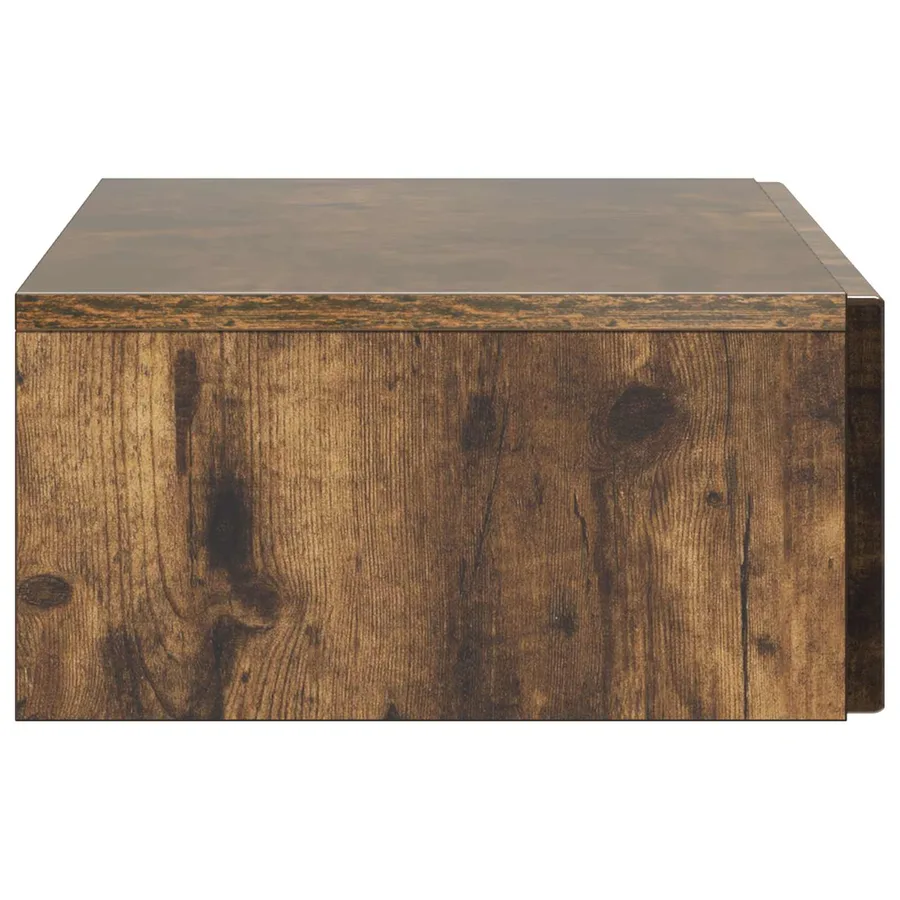 Table d'appoint murale Chêne fumé 87,5 x 34,5 x 17 cm - 6