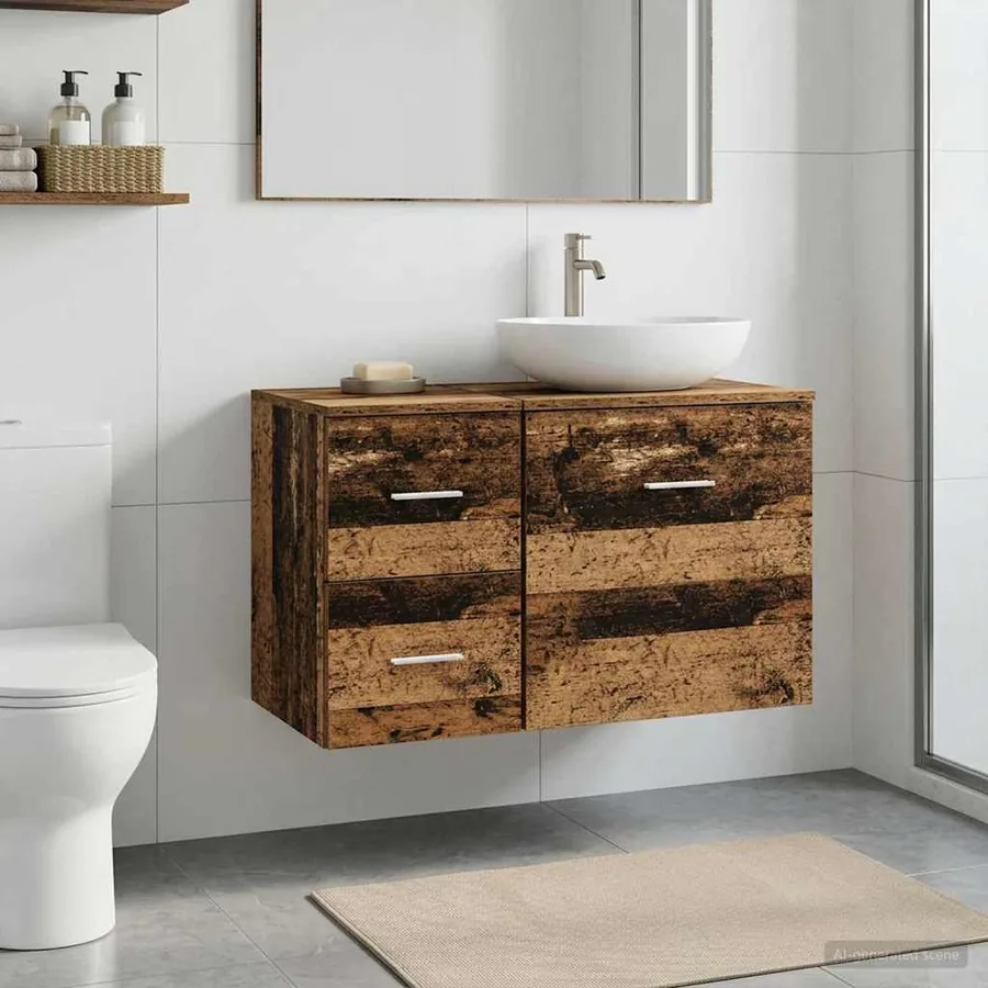 Meuble de Salle de Bain In-between Chêne artisanal
