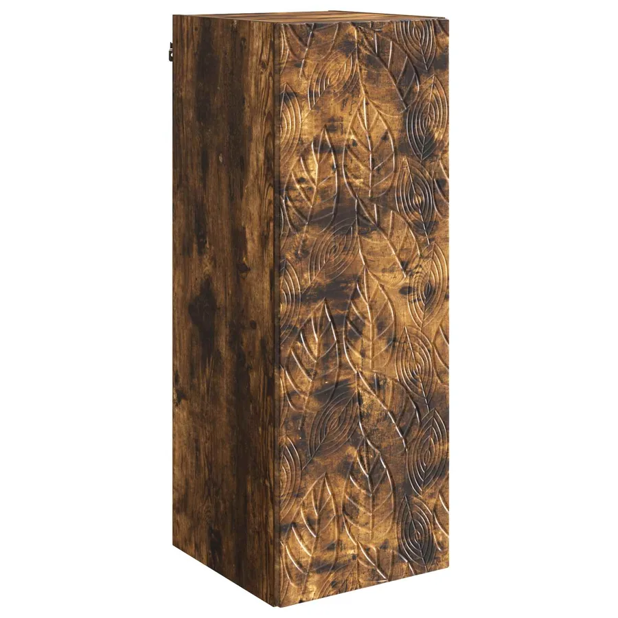 Armoire Murale Chêne fumé 33 x 34,5 x 90 cm Bois d'ingénierie - 2