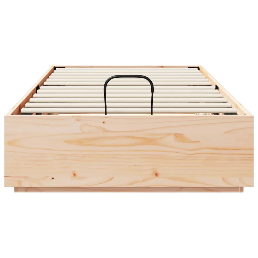 Cadre de lit ottoman avec rangement Naturel 80 x 200 cm - 7