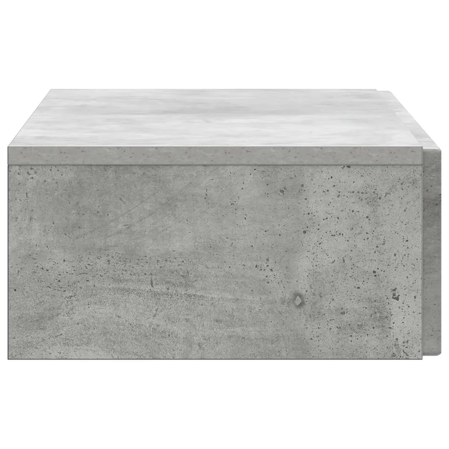 Table d'appoint murale Gris béton 87,5 x 34,5 x 17 cm - 6