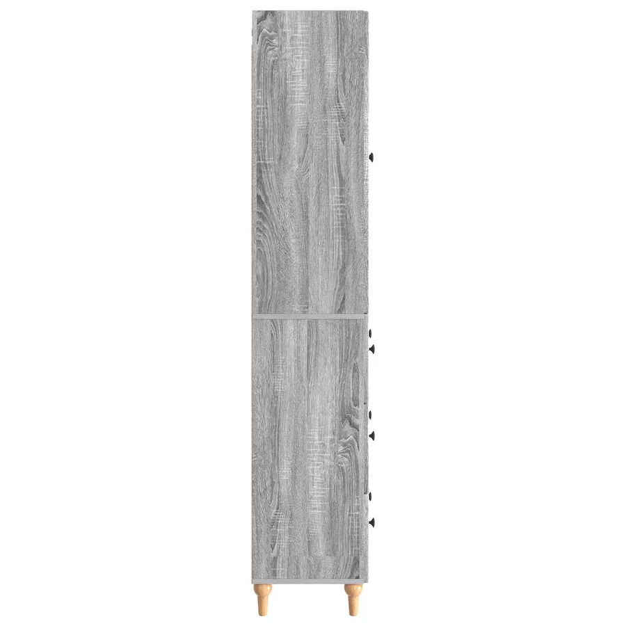 Ensemble de Meubles 2 pcs Sonoma gris 66 x 34,5 x 90 cm - 6