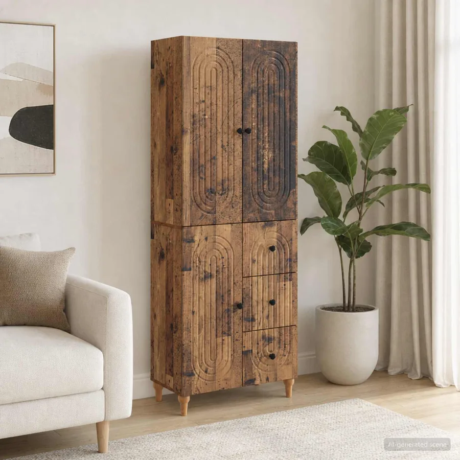 Ensemble de Meubles 2 pcs 66 x 34,5 x 90 cm Bois d'ingénierie