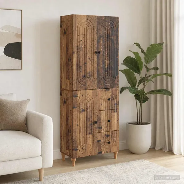 Ensemble de Meubles 2 pcs 66 x 34,5 x 90 cm Bois d'ingénierie