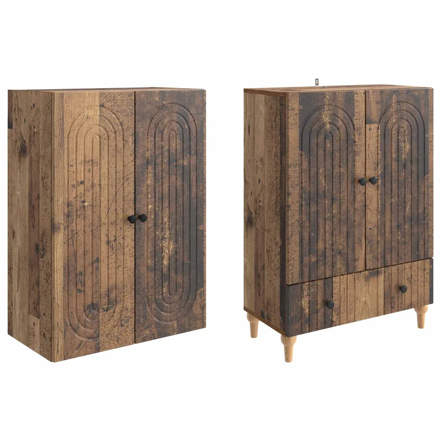 Ensemble de Meubles 2 pcs 66 x 34,5 x 95 cm Bois d'ingénierie - 4