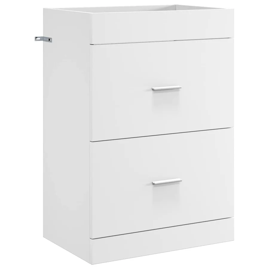 Meuble sous lavabo de salle de bain Blanc 56 x 37,5 x 81 cm - 2