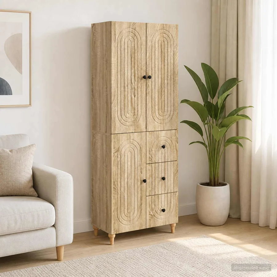 Ensemble de Meubles 2 pcs 66 x 34,5 x 90 cm Bois d'ingénierie