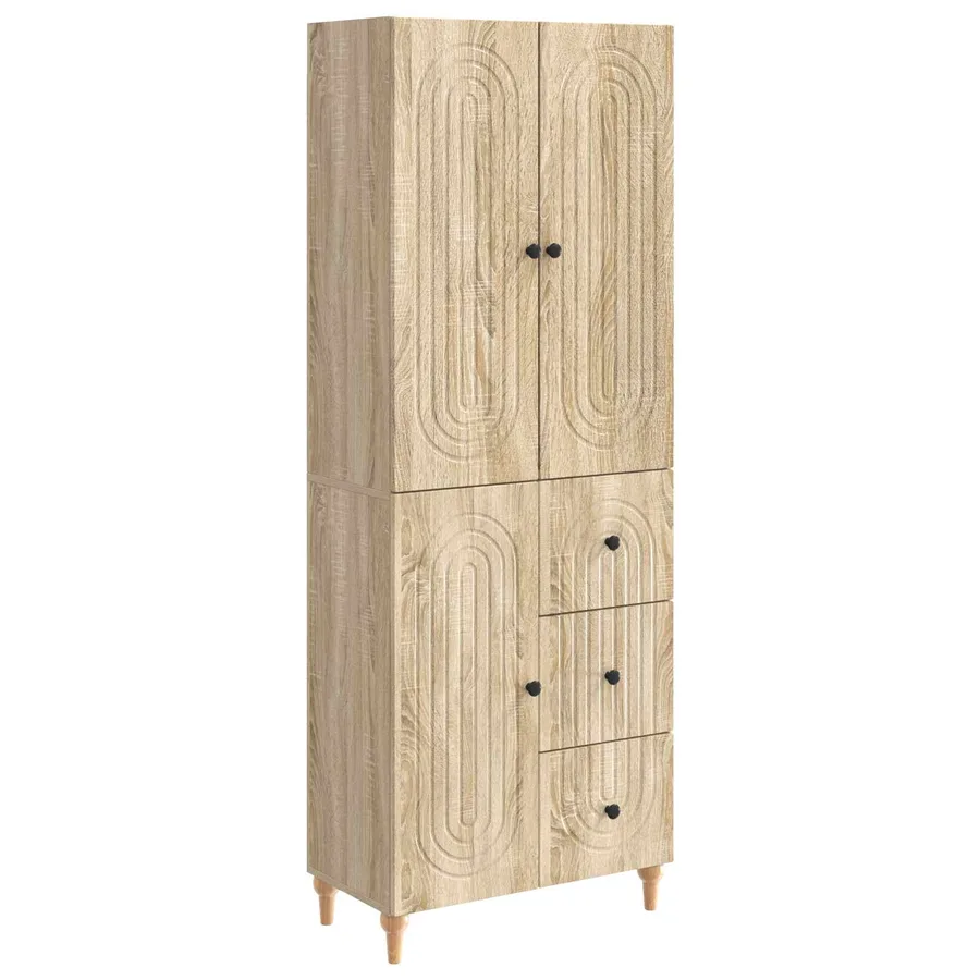 Ensemble de Meubles 2 pcs 66 x 34,5 x 90 cm Bois d'ingénierie - 2