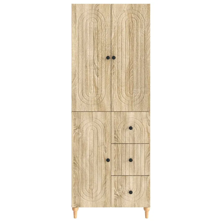 Ensemble de Meubles 2 pcs 66 x 34,5 x 90 cm Bois d'ingénierie - 5