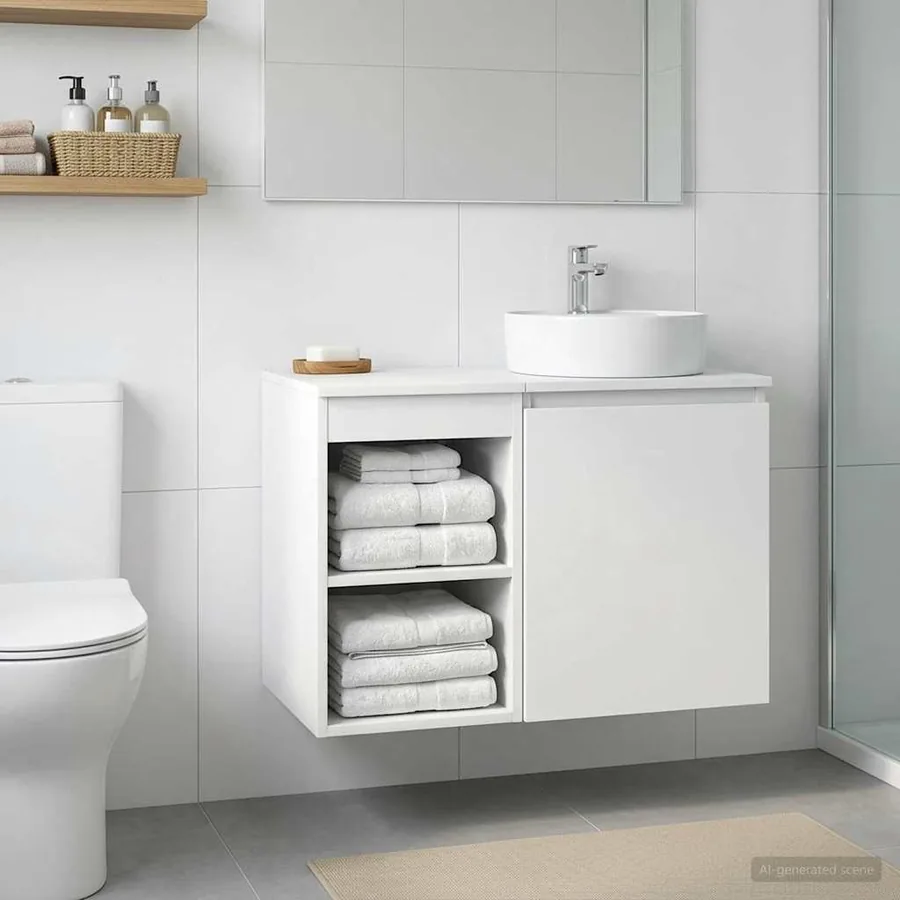 Meuble de Salle de Bain In-between Blanc 30 x 44,5 x 50 cm
