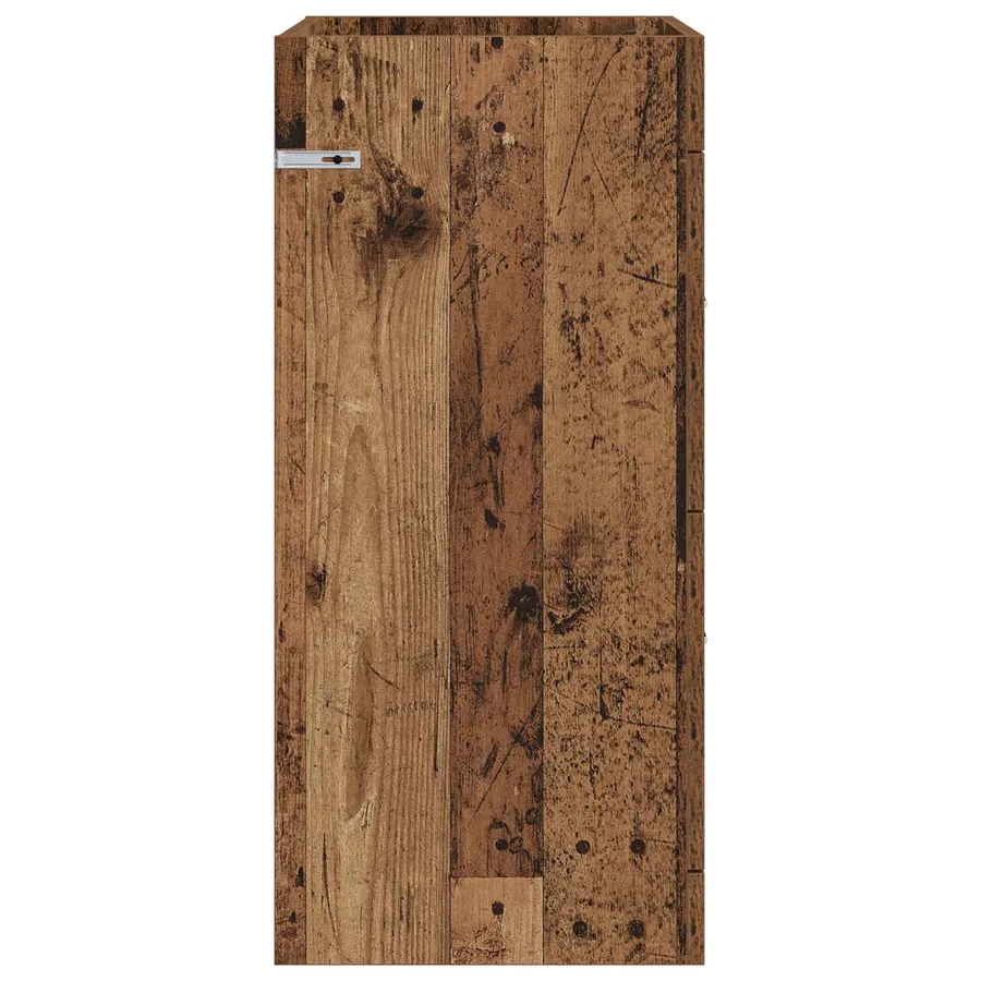 Meuble sous lavabo de salle de bain Bois ancien - 5