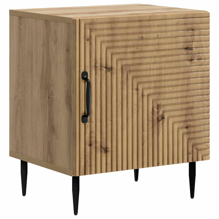 Cabinet de chevet Chêne artisanal 43 x 34,5 x 50 cm - 2
