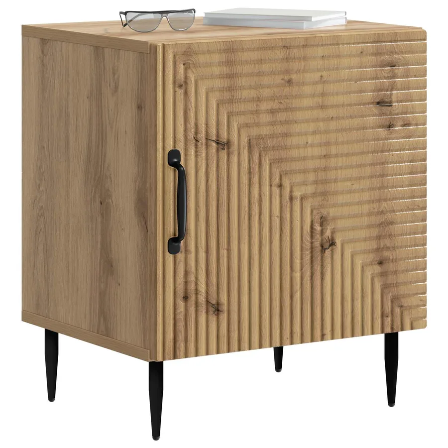 Cabinet de chevet Chêne artisanal 43 x 34,5 x 50 cm - 3
