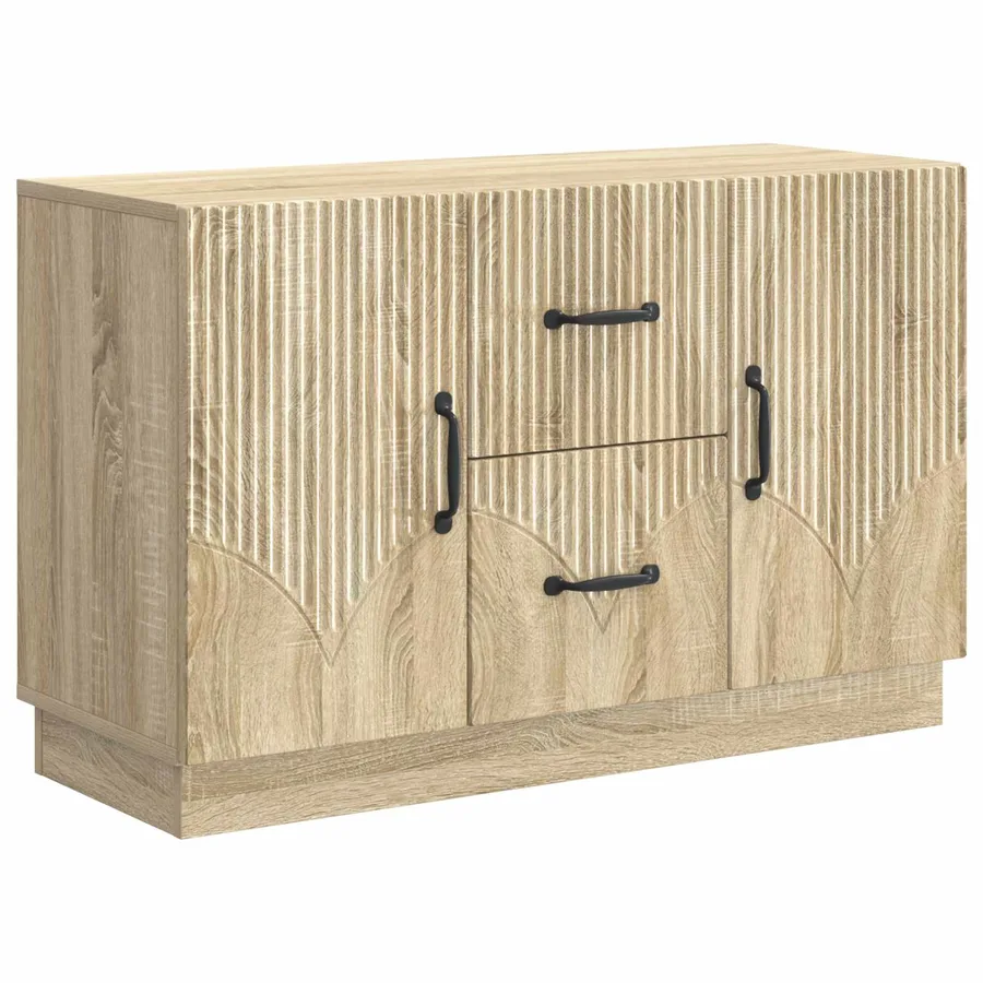 Buffet Chêne Sonoma 89 x 34,5 x 57 cm Bois d'ingénierie - 2