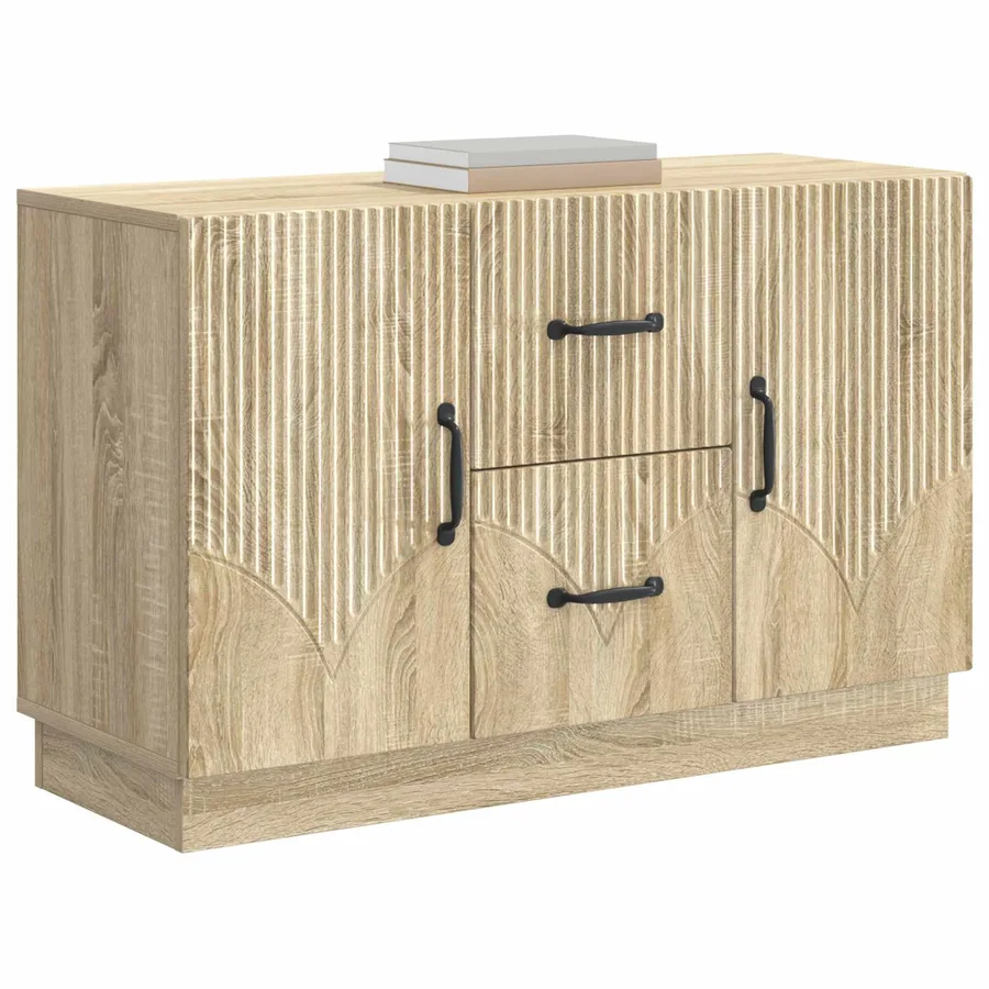 Buffet Chêne Sonoma 89 x 34,5 x 57 cm Bois d'ingénierie - 3