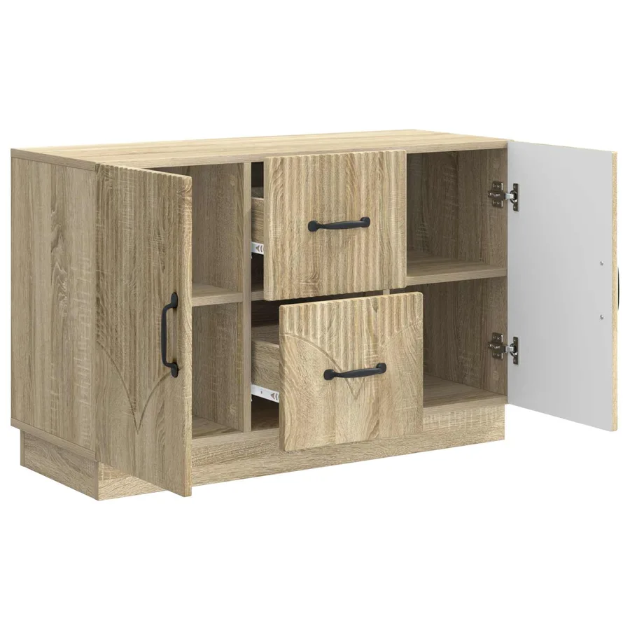 Buffet Chêne Sonoma 89 x 34,5 x 57 cm Bois d'ingénierie - 5
