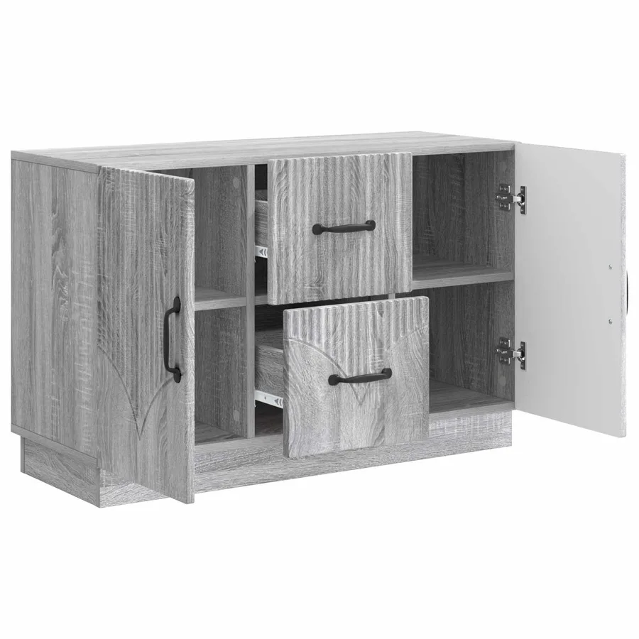Buffet Sonoma gris 89 x 34,5 x 57 cm Bois d'ingénierie - 5