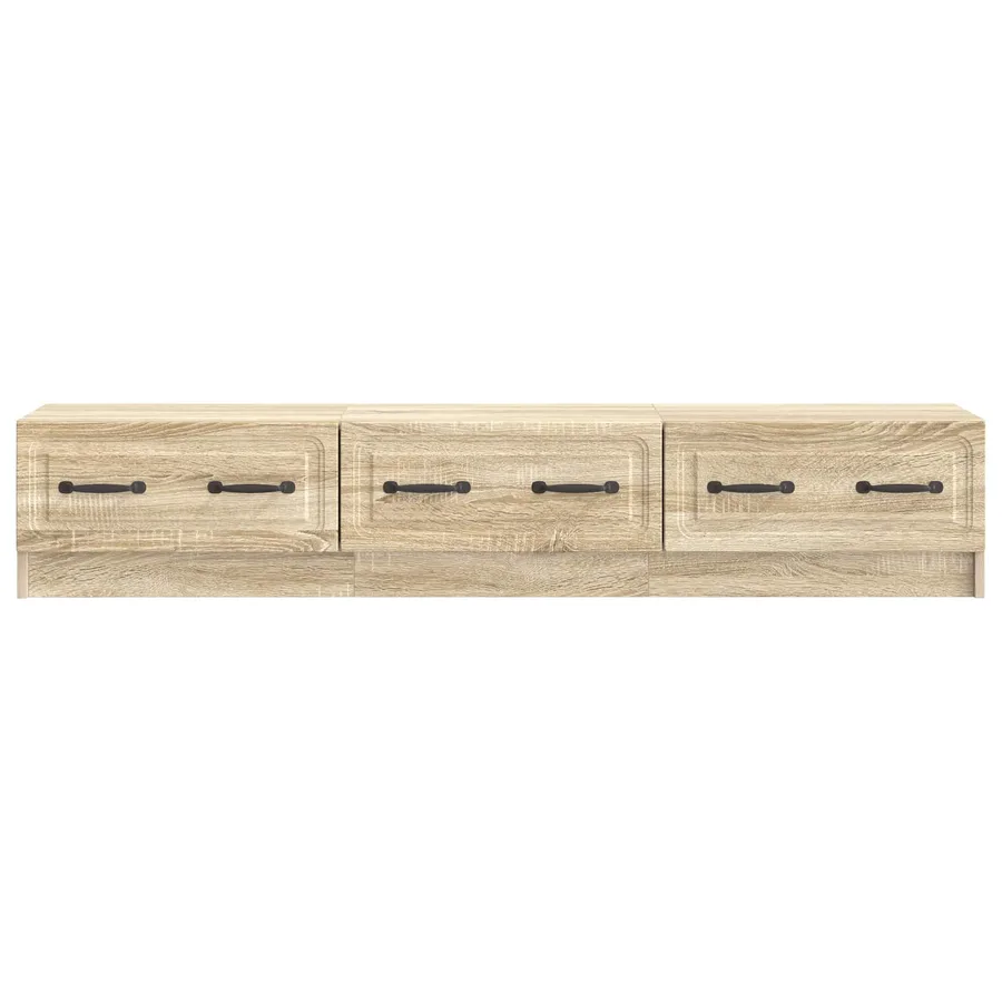 Meuble TV Chêne Sonoma 147 x 34,5 x 27 cm Bois d'ingénierie - 6