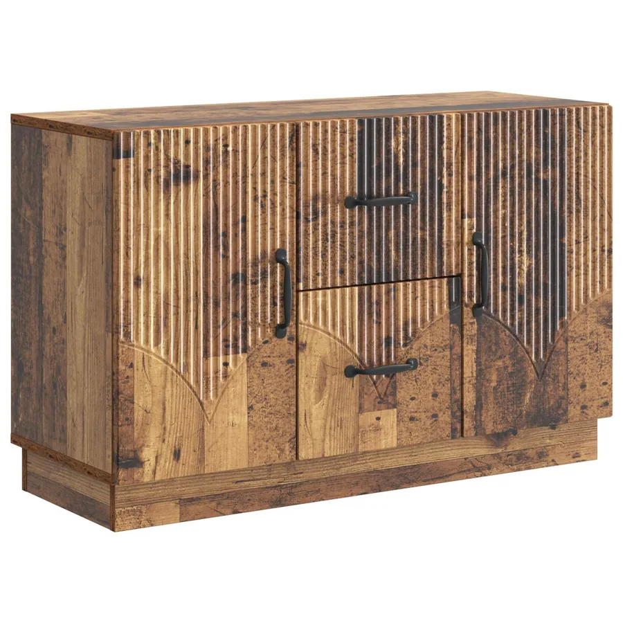 Buffet Bois ancien 89 x 34,5 x 57 cm Bois d'ingénierie - 2