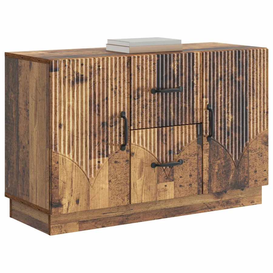 Buffet Bois ancien 89 x 34,5 x 57 cm Bois d'ingénierie - 3