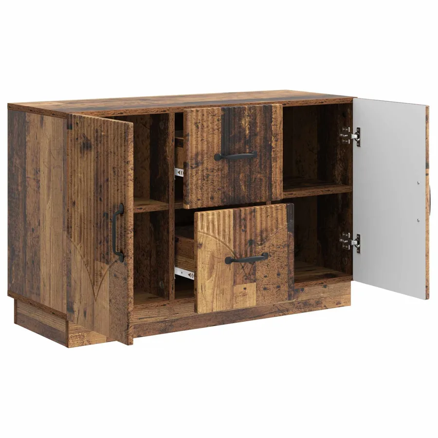 Buffet Bois ancien 89 x 34,5 x 57 cm Bois d'ingénierie - 5