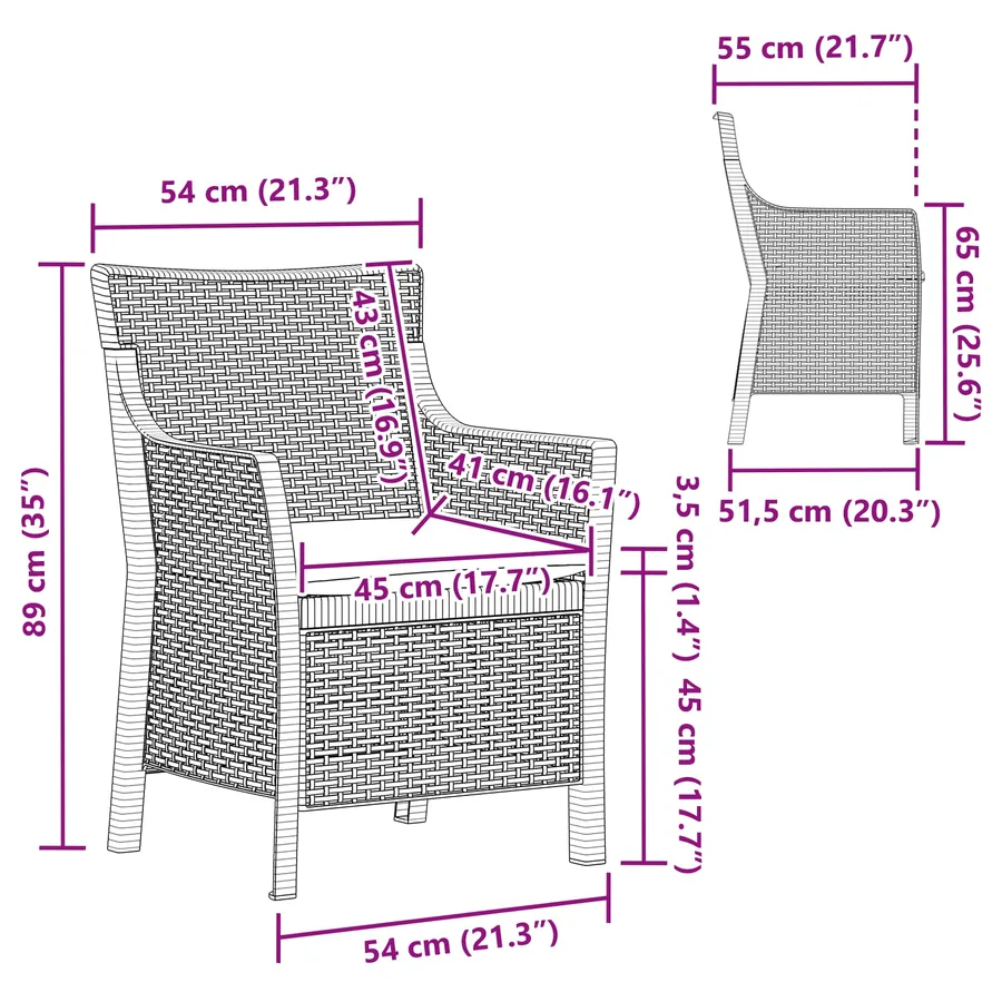Fauteuil Blanc PP - 5