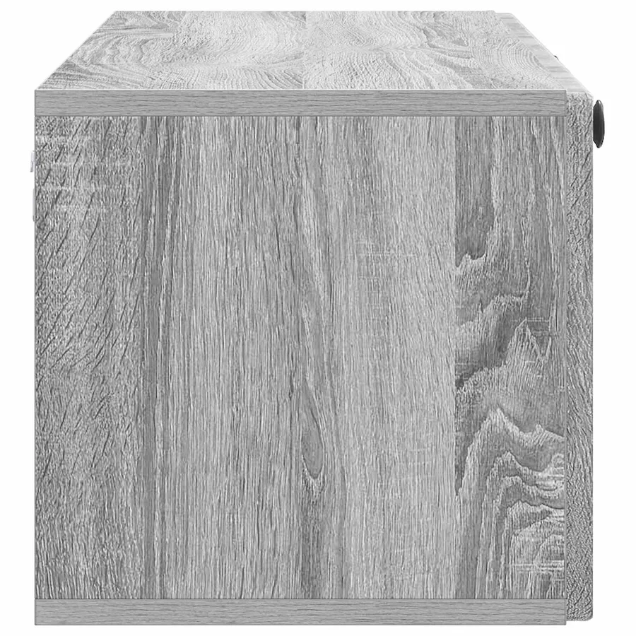 Meuble TV mural Sonoma gris 98 x 31 x 30 cm Bois d'ingénierie - 7