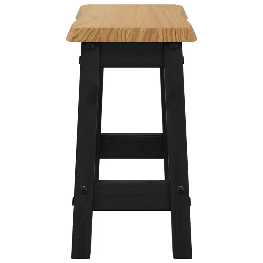 Tabouret de bar EKAI 2 pcs Noir 40 x 29 x 45,5 cm - 5