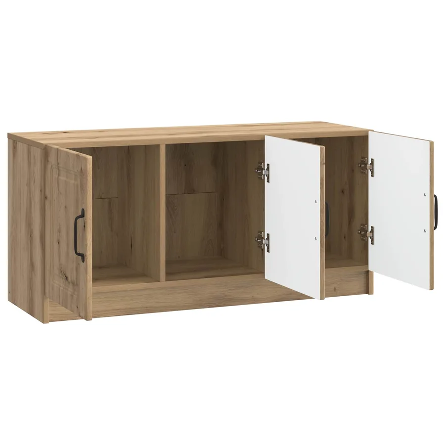 Meuble TV 99 x 34,5 x 47 cm Chêne artisanal Bois d'ingénierie - 5