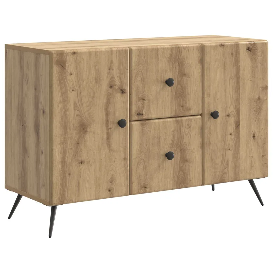 Buffet Chêne artisanal 89 x 34,5 x 60 cm Bois d'ingénierie - 2