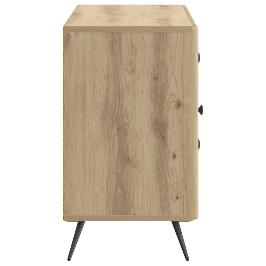 Buffet Chêne artisanal 89 x 34,5 x 60 cm Bois d'ingénierie - 7