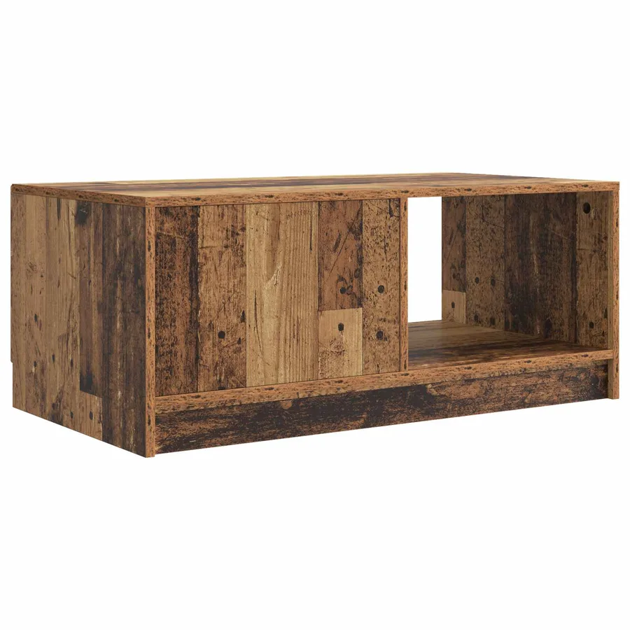Table basse Bois ancien 90 x 50 x 37 cm Bois d'ingénierie - 7