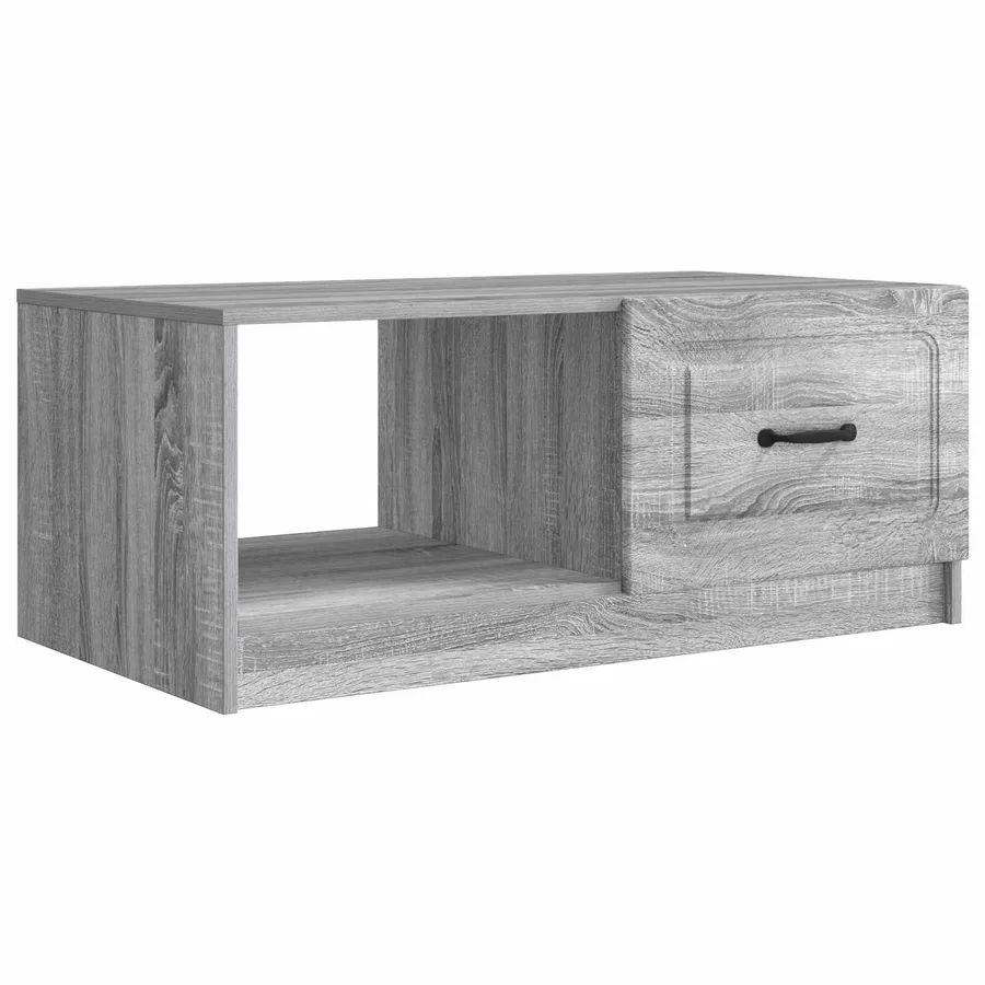 Table basse Sonoma gris 90 x 50 x 37 cm Bois d'ingénierie - 2