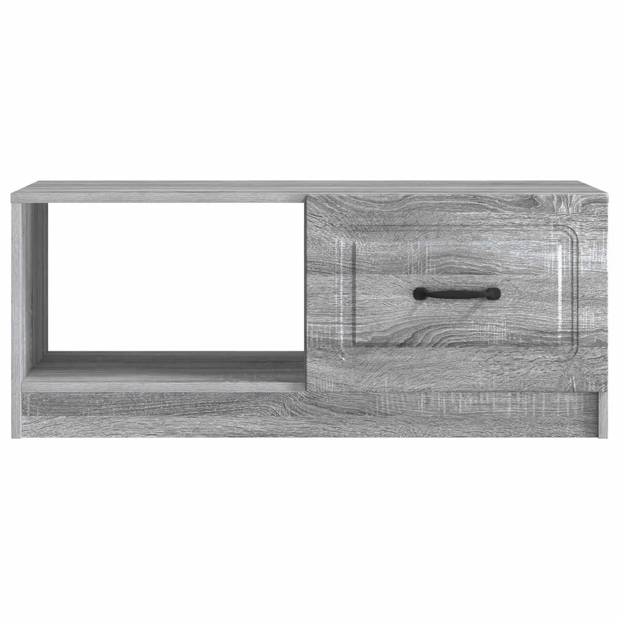Table basse Sonoma gris 90 x 50 x 37 cm Bois d'ingénierie - 5