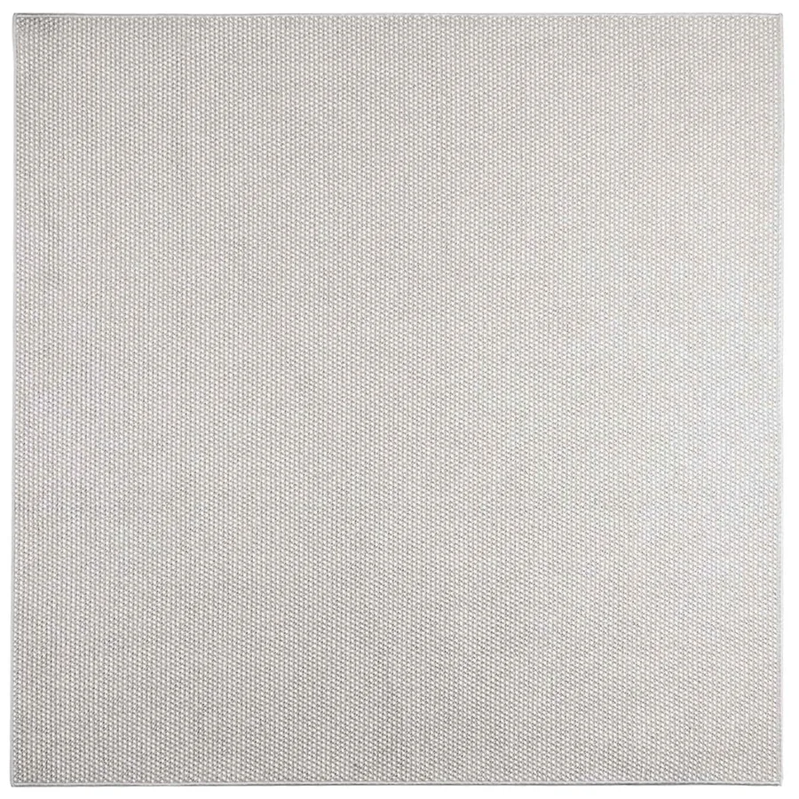 Tapis de surface Carré LUGO Crème et gris 200 x 200 cm - 2