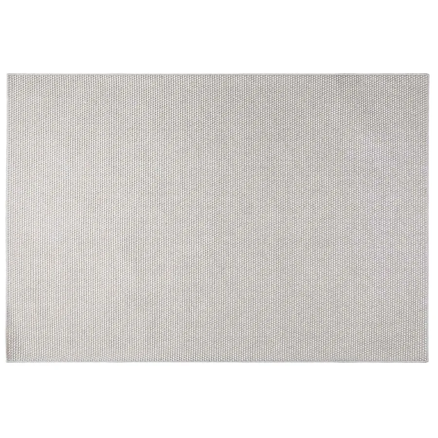 Tapis de surface LUGO Crème et gris 140 x 200 cm Polyester - 2