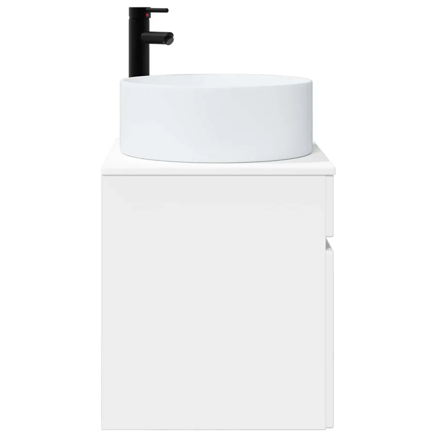 Meuble de lavabo mural Blanc 49 x 44,5 x 65,5 cm - 3