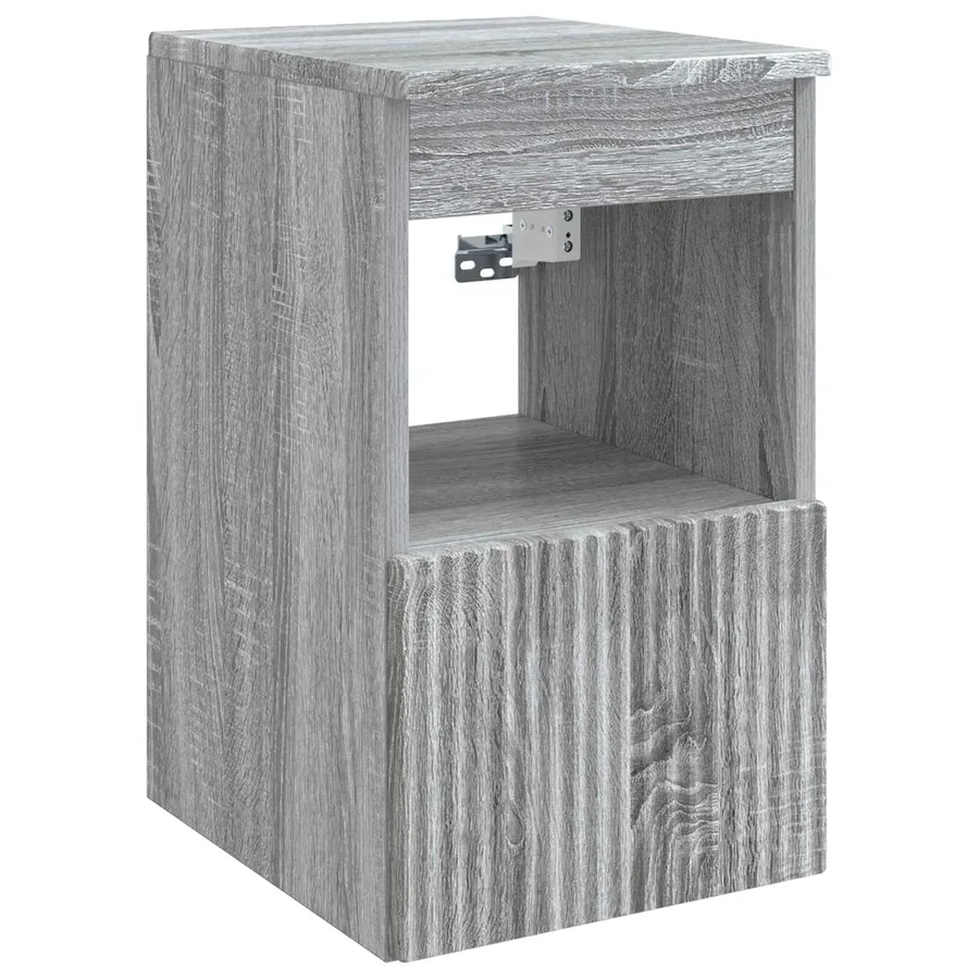 Ensemble d'armoire de salle de bain 4 pcs Sonoma gris - 6