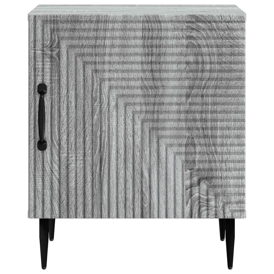 Cabinet de chevet Sonoma gris 43 x 34,5 x 50 cm - 5