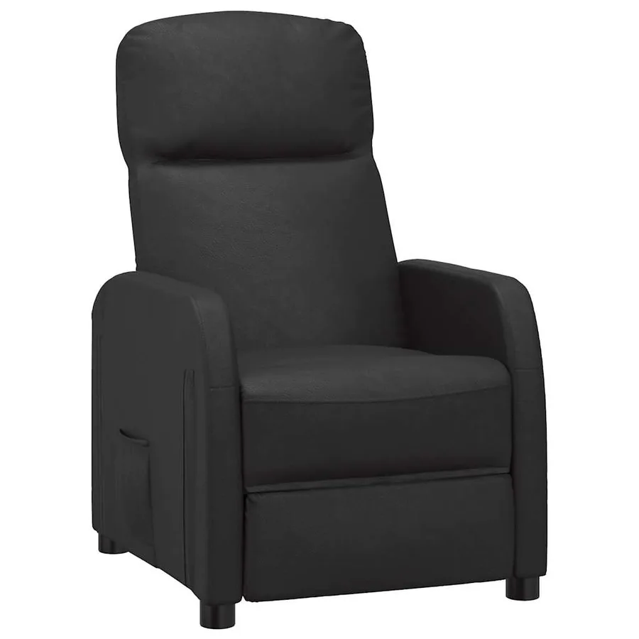 Fauteuil inclinable Noir Similicuir - 2
