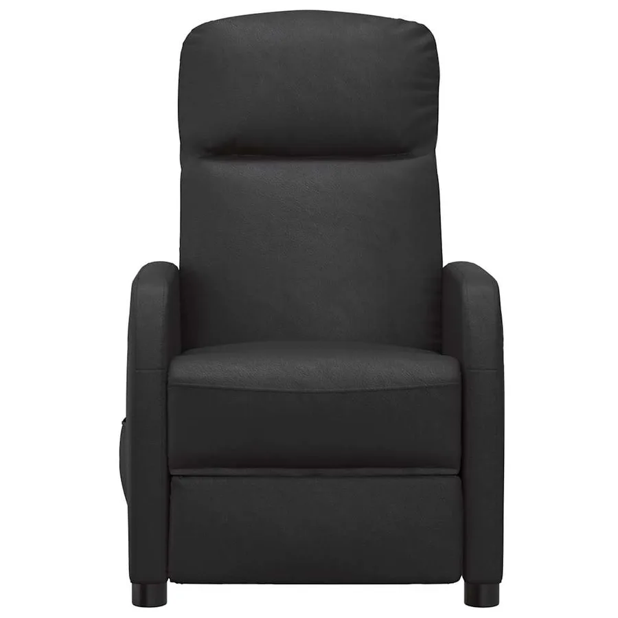 Fauteuil inclinable Noir Similicuir - 3