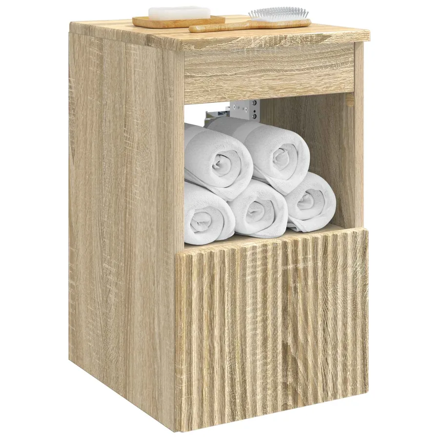 Armoire de salle de bain Chêne Sonoma 30 x 41 x 50 cm - 3