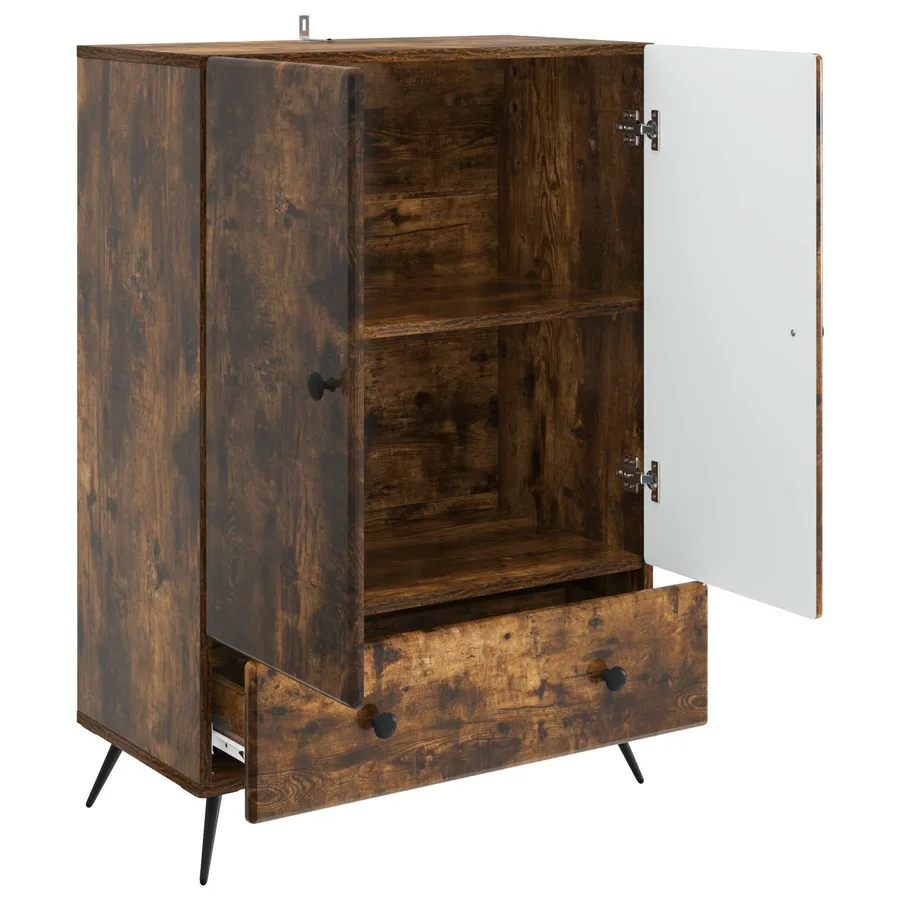 Buffet Chêne fumé 66 x 34,5 x 95 cm Bois d'ingénierie - 4
