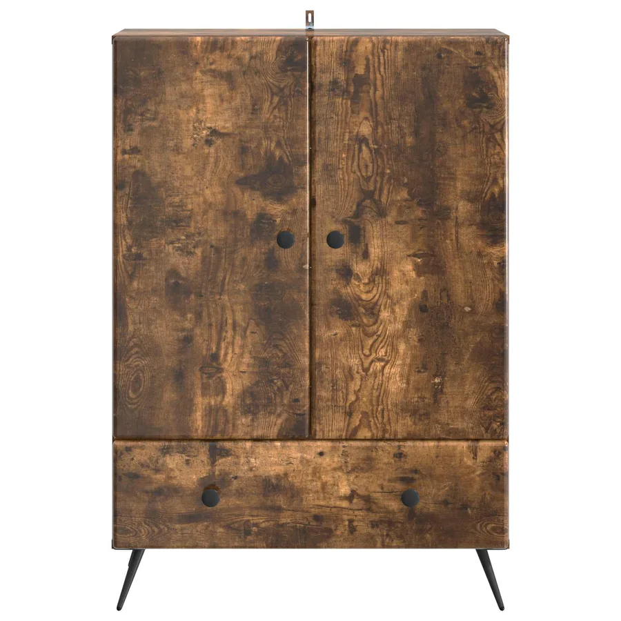 Buffet Chêne fumé 66 x 34,5 x 95 cm Bois d'ingénierie - 5