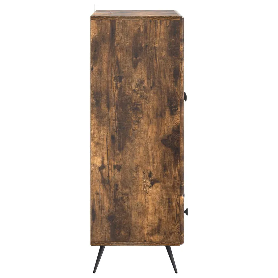 Buffet Chêne fumé 66 x 34,5 x 95 cm Bois d'ingénierie - 6