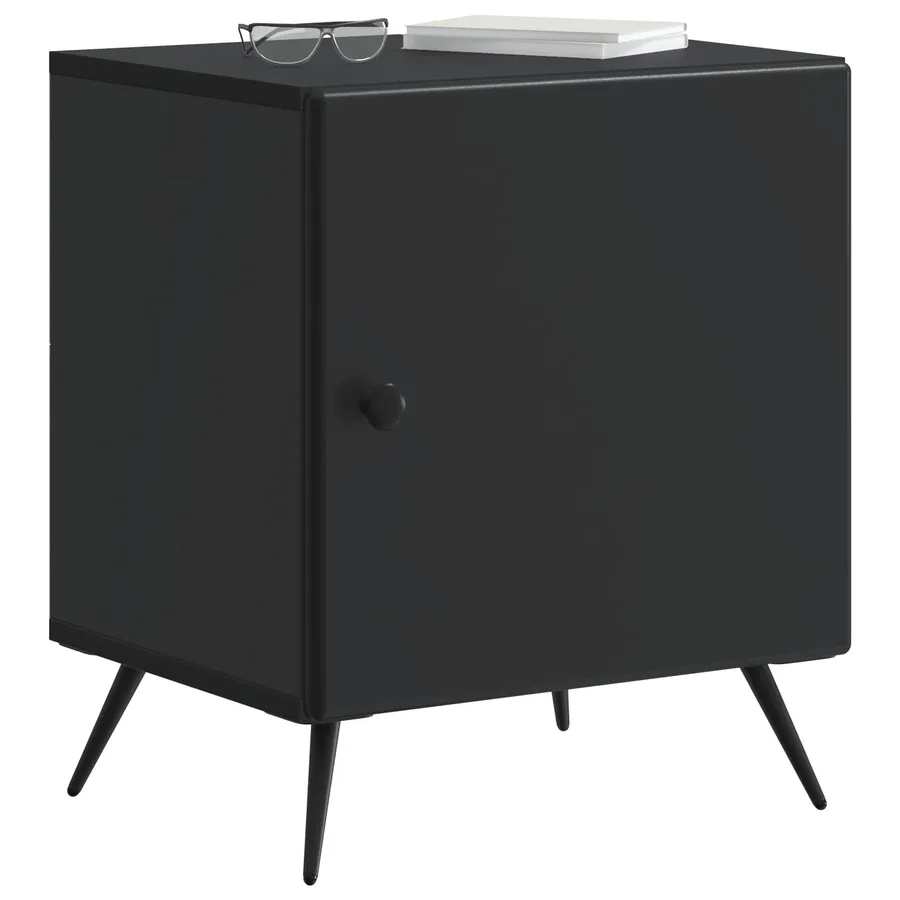 Cabinet de chevet 2 pcs Noir 43 x 34,5 x 50 cm - 3