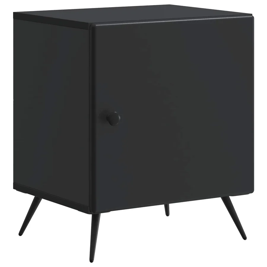 Cabinet de chevet 2 pcs Noir 43 x 34,5 x 50 cm - 5
