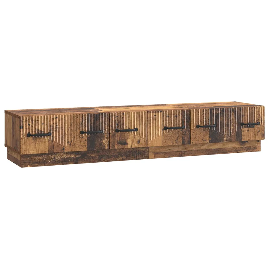 Meuble TV Bois ancien 147 x 34,5 x 27 cm Bois d'ingénierie - 2